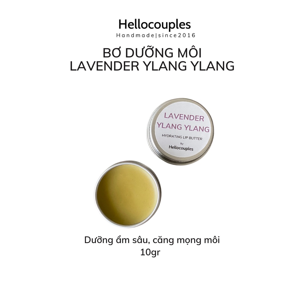 Bơ dưỡng ẩm, làm mềm, căng hồng môi tự nhiên thân thiện môi trường handmade Hydrating Lip Butter