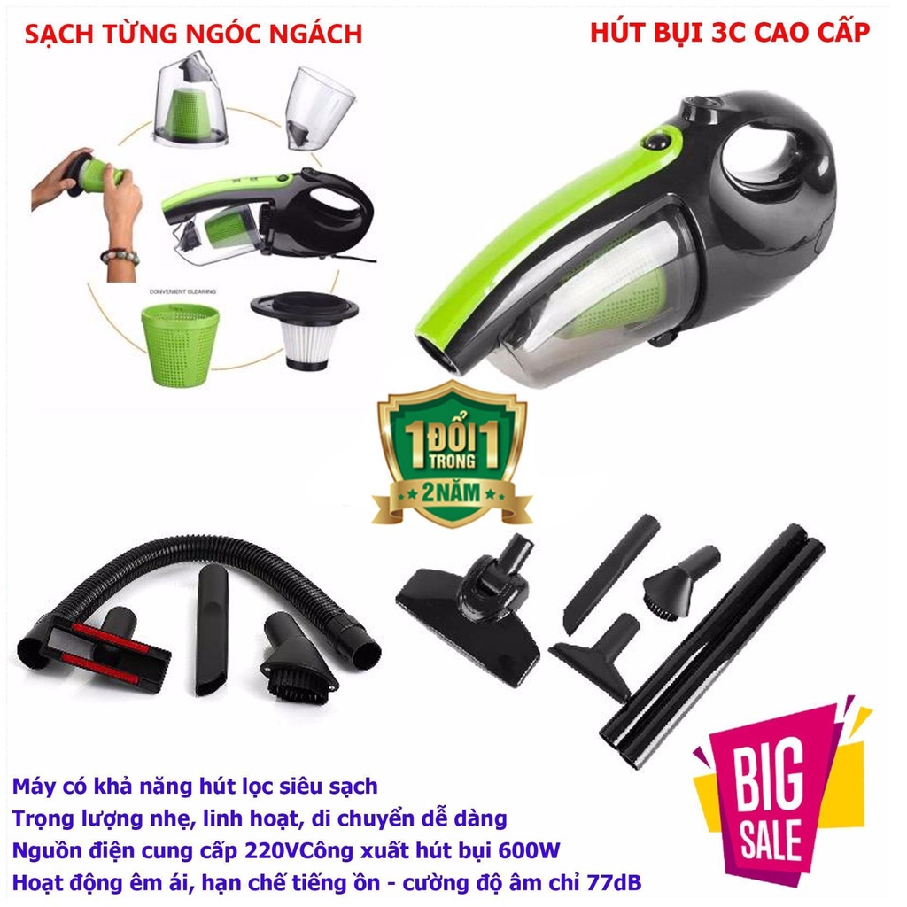 Máy hút bụi 0.6L (3C)