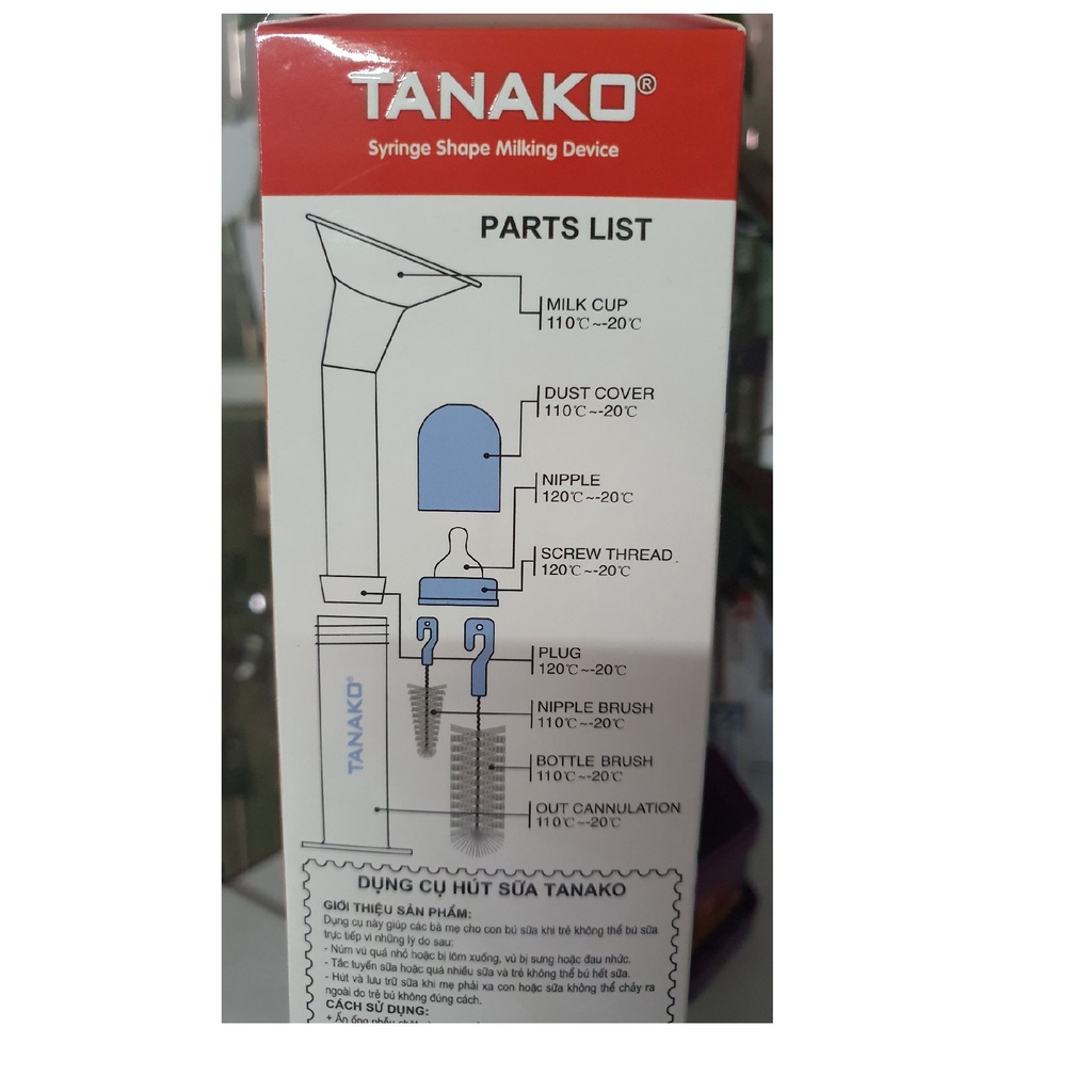 (❣️❣️❣️-5% LN cho quỹ Vacxin) Dụng cụ hút sữa bằng tay Tanako - Đông Anh Pharmart