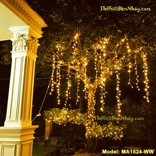 ĐÈN NHÁY 50M TRANG TRÍ CÂY CỐI SÂN VƯỜN NGOÀI TRƠI BÓNG LED