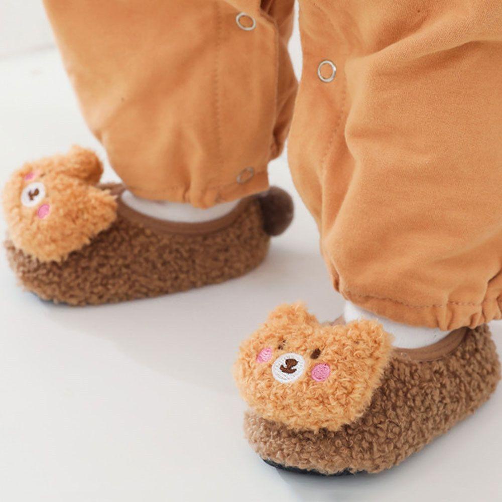 Giày Vải Cotton Dày Dễ Thương Cho Bé Tập Đi