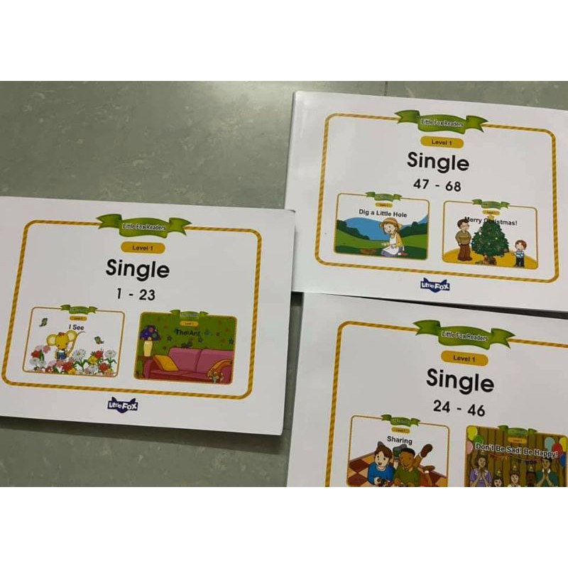 Little fox single stories 68tr học liệu cho con học tiếng anh tặng file nghe