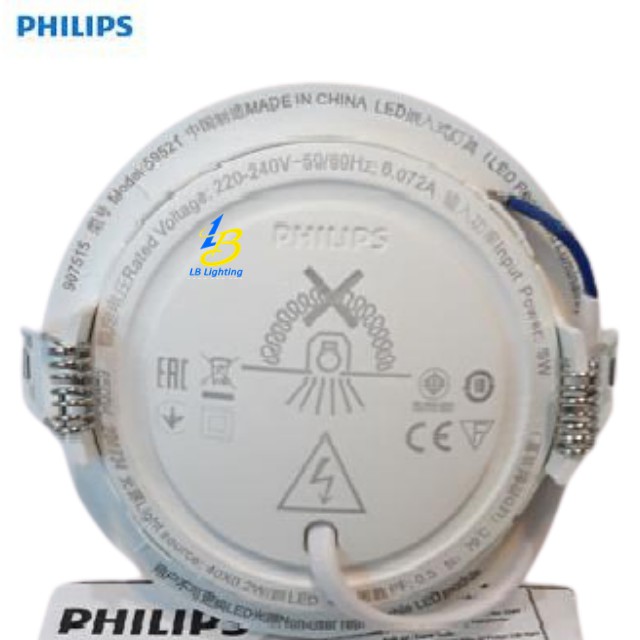 Đèn Downlight ,âm trần 59521 9w D95  Philips - chính hãng Uy Tín, Chất Lượng, Bền Đẹp - Lê Bùi Lighting