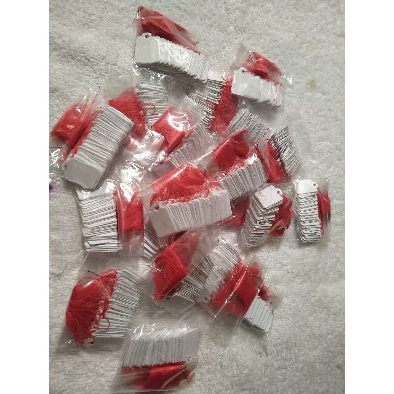 Tem ghi giá có chỉ đỏ combo 10 bich