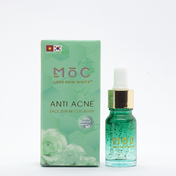 Tinh chất ngăn ngừa, giảm mụn thâm Collagen Mộc Love Skin White 10ml