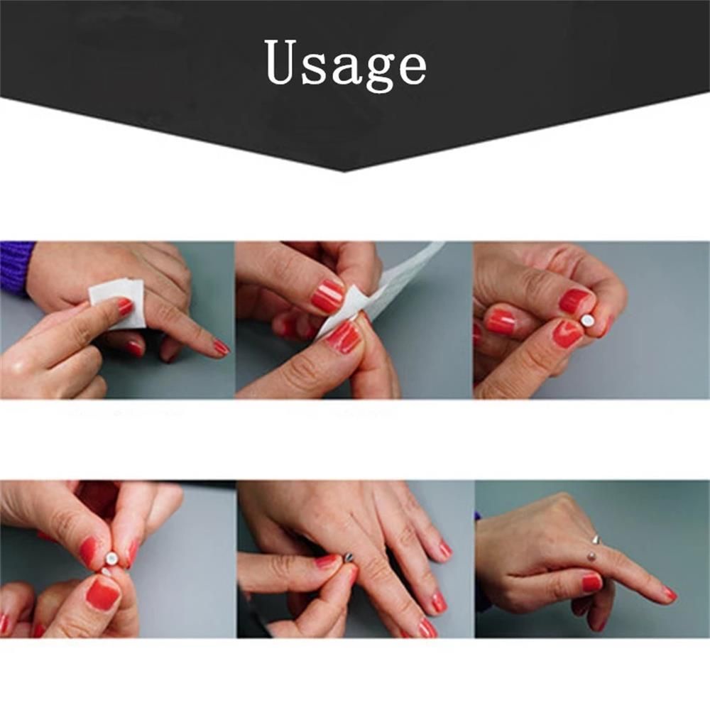 Khuyên xỏ mũi giả màu đen bằng thép không gỉ thời trang