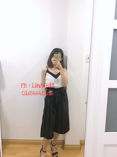 Quần ống rộng cột dây nơ (hình thật) | BigBuy360 - bigbuy360.vn