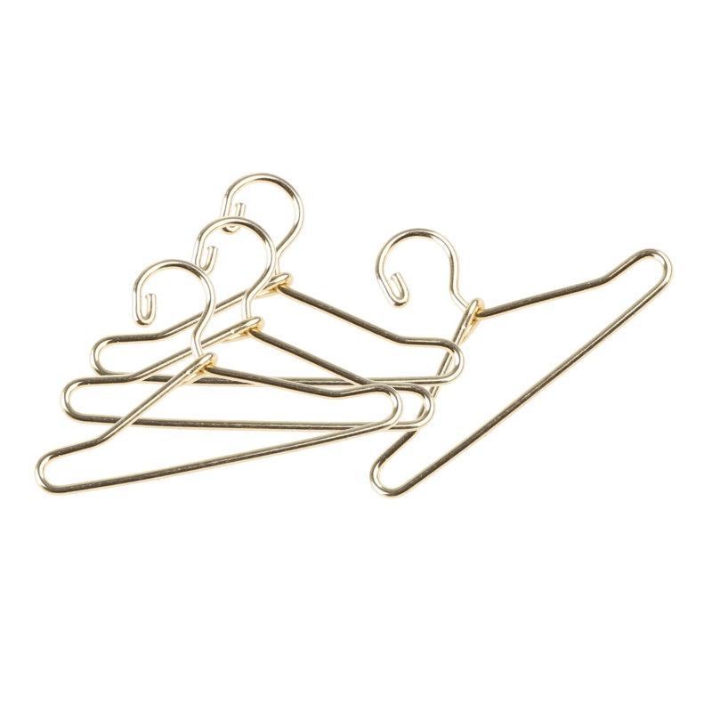 Set 4 Móc Treo Quần Áo Búp Bê 1 / 12