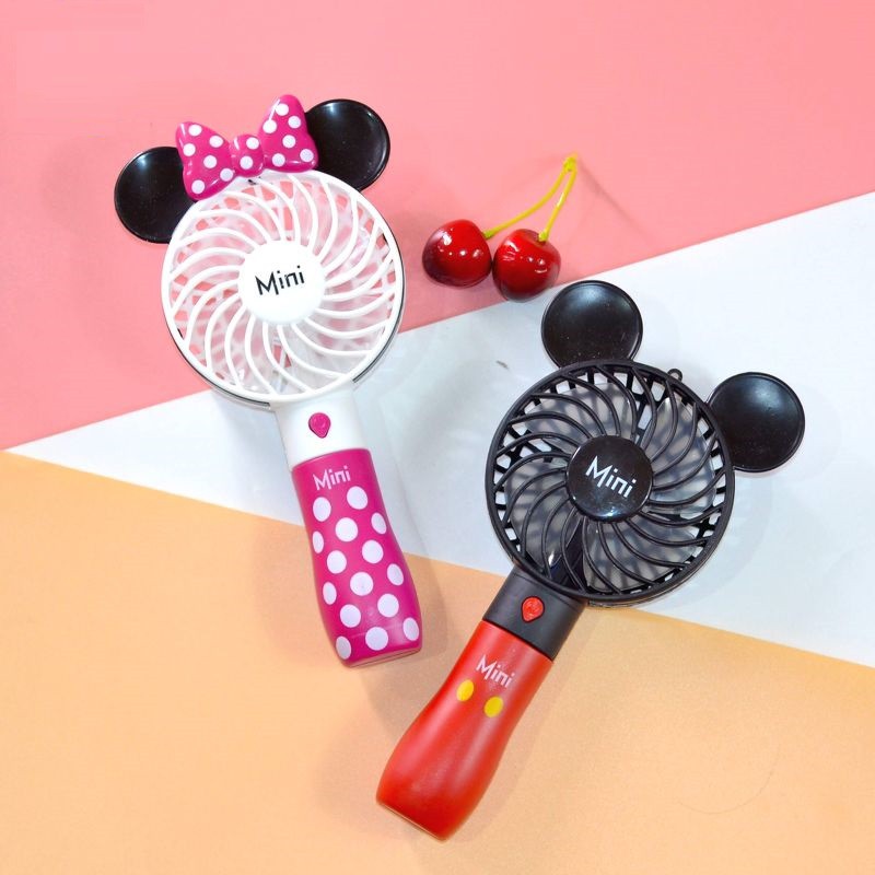 [Mã ELHA22 giảm 5% đơn 300K] Quạt cầm tay mini hình chuột Mickey