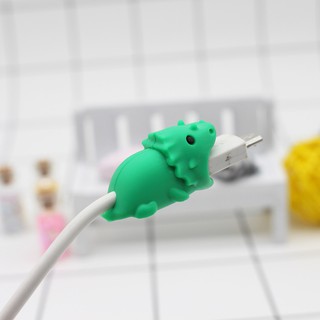 Đầu silicon bọc bảo vệ dây cáp sạc điện thoại