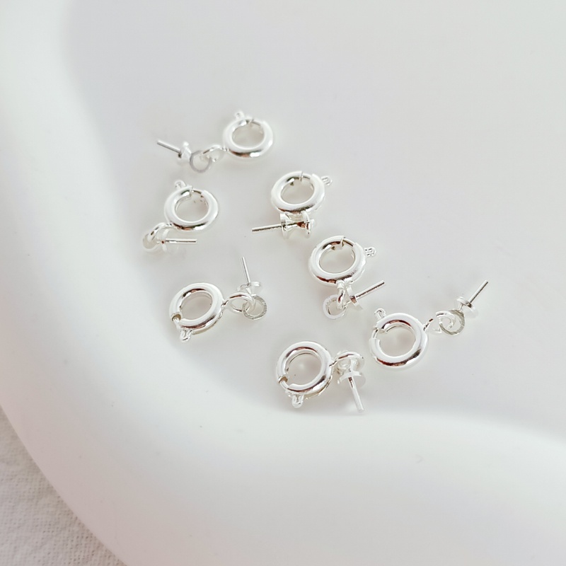 Mặt Dây Chuyền Ngọc Trai Có Nắp Đậy DIY Màu Bạc Dày Dặn DIY