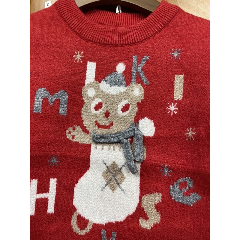 Áo Len Noel Size 80-120(8-20kg), Áo Len Giáng Sinh Cho Bé 1-5 tuổi