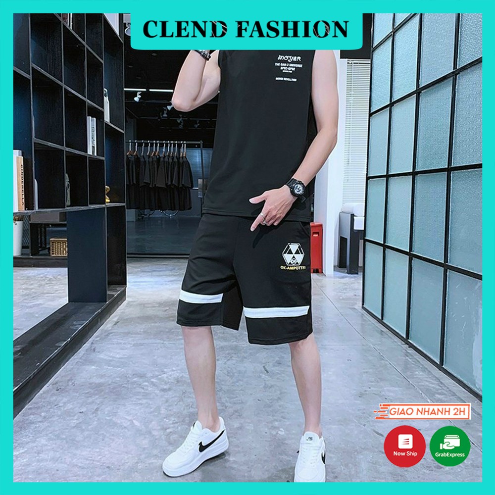 Bộ Quần Áo Thể Thao Nam Bộ Đồ Nam Thun Lạnh Cao Cấp Clend Fashion NT43