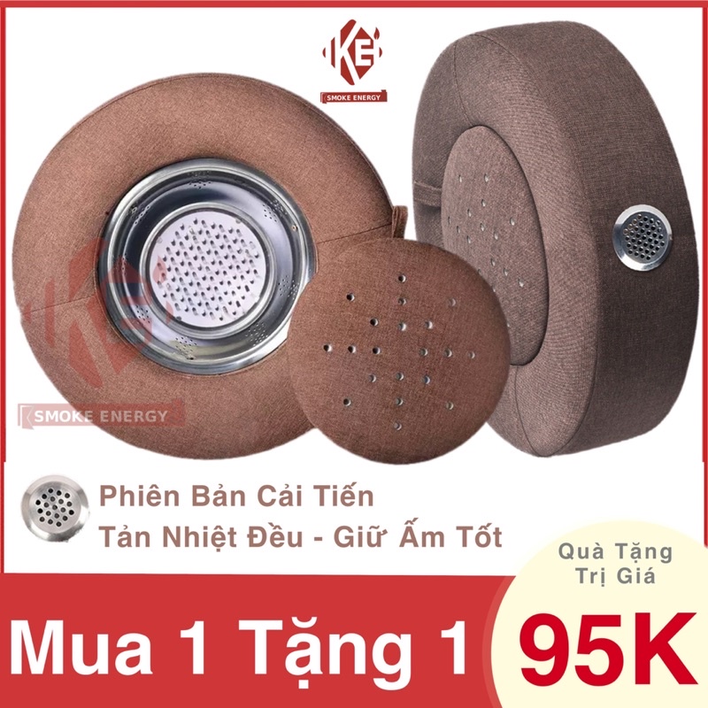 Đệm Xông Ngải Cứu | Đệm Xông Nóng - TẶNG THẢO DƯỢC XÔNG NĂNG LƯỢNG IKEI 50gr |