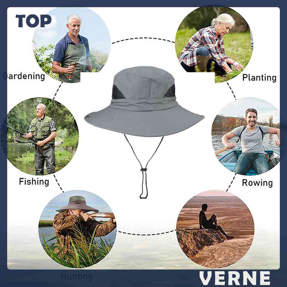 Mũ Bucket Câu Cá / Leo Núi / Thể Thao Ngoài Trời Dành Cho Nam Và Nữ VERNE