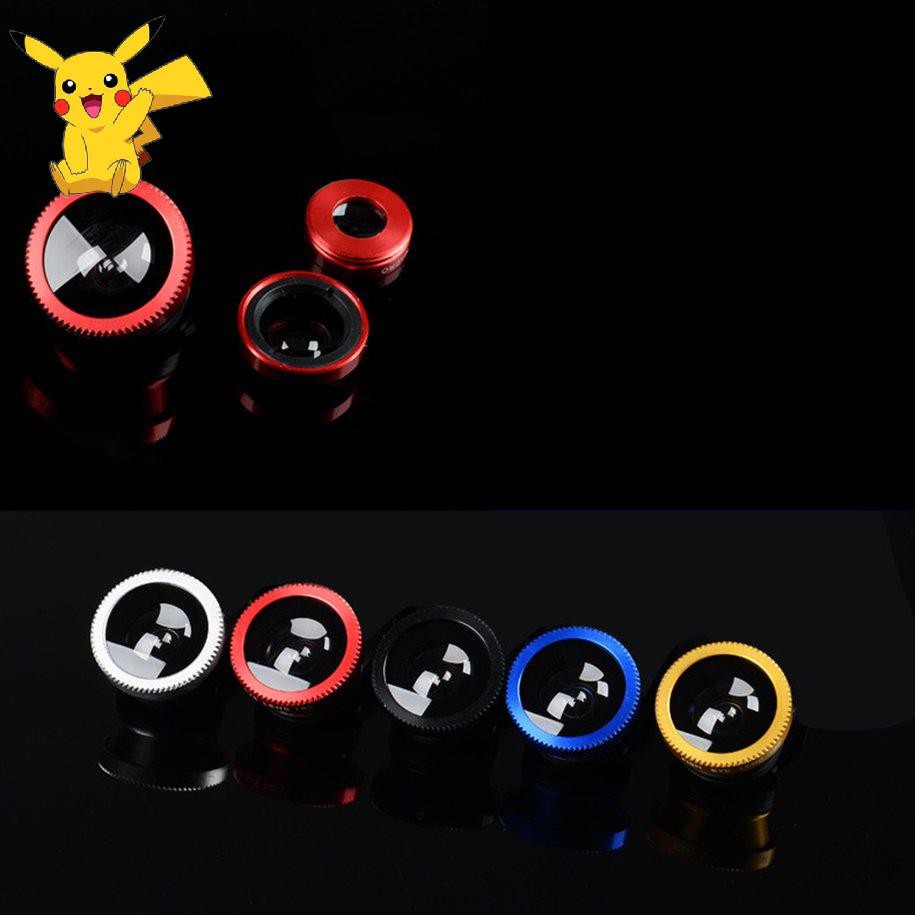 111all} 3 in 1 Fish Eye+Wide Angle+Macro Clip On Camera Lens Set for Mobile Phone | BigBuy360 - bigbuy360.vn