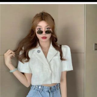 [Order] Áo croptop dáng blazer kiểu Hàn Quốc