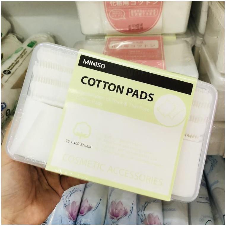 Hộp Bông Tẩy Trang Miniso 1000 Miếng - Nhật Bản
