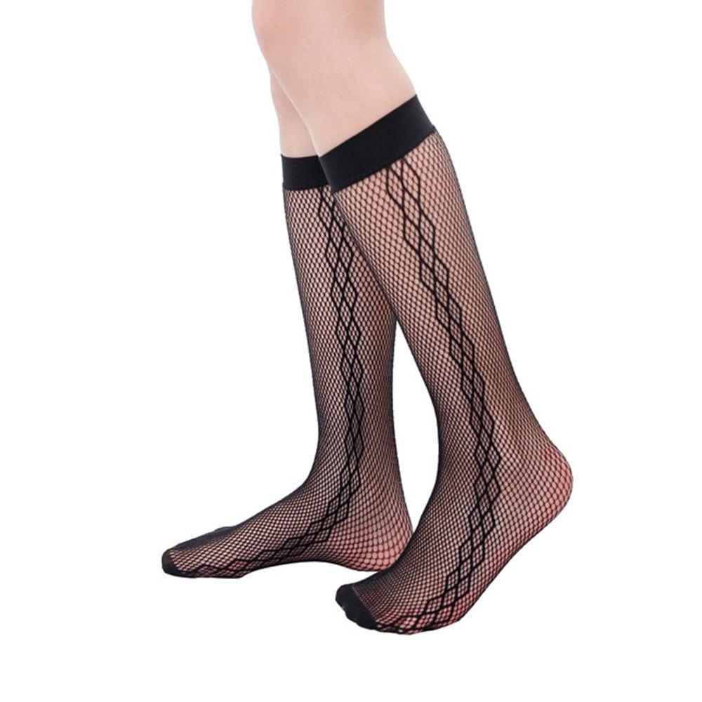 MOCHO Tất Lưới Dài Màu Đen Gợi Cảm Cho Nữ
