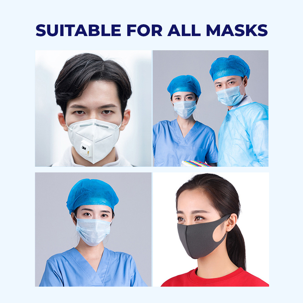 (Hàng Mới Về) Đai Silicone Hỗ Trợ Đeo Khẩu Trang Chống Bụi Khi Đi Du Lịch | BigBuy360 - bigbuy360.vn