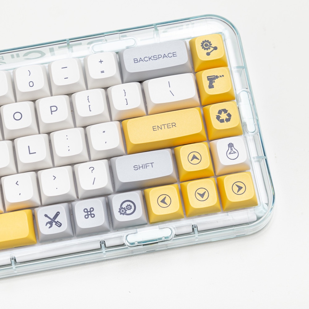 140 Phím Industry Keycaps XDA Profile Retro PBT Dye Sub Bàn phím cơ học Keycap