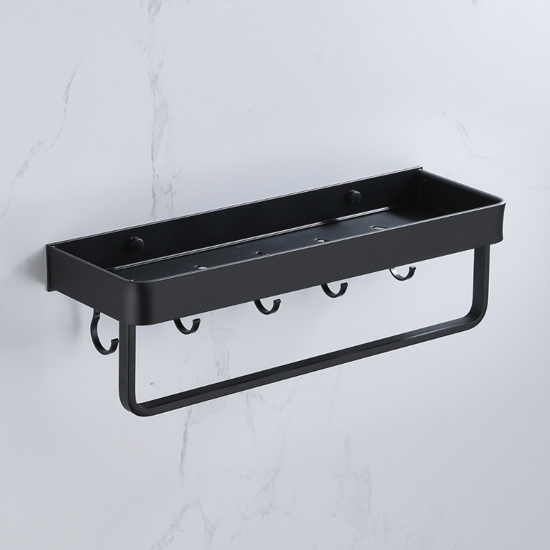 Giá Đỡ Dầu Gội Đa Năng Có Móc Kim Loại Tiện Dụng Cho Phòng Tắm