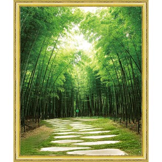 Tranh dán tường HD Cảnh đẹp rừng trúc HUD0203K KT 100 x 120 cm