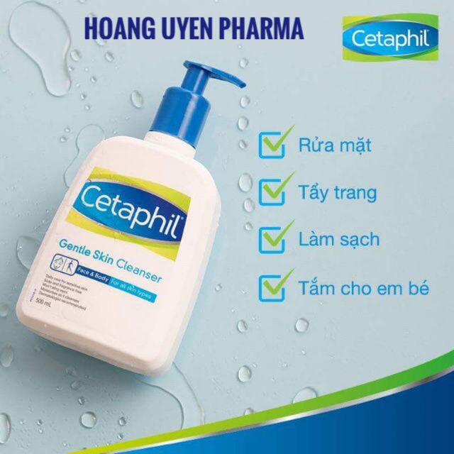 Sữa rửa mặt dịu Cetaphil Gentle Cleanser 500ml