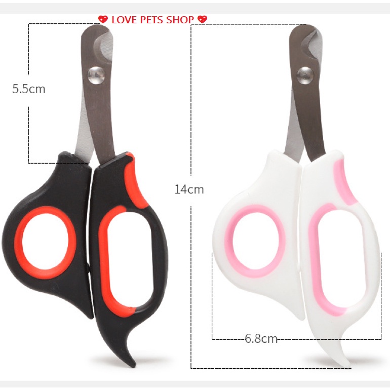 BỘ KÌM BẤM MÓNG KÈM DŨA CHO CHÓ MÈO - LOVE PETS SHOP