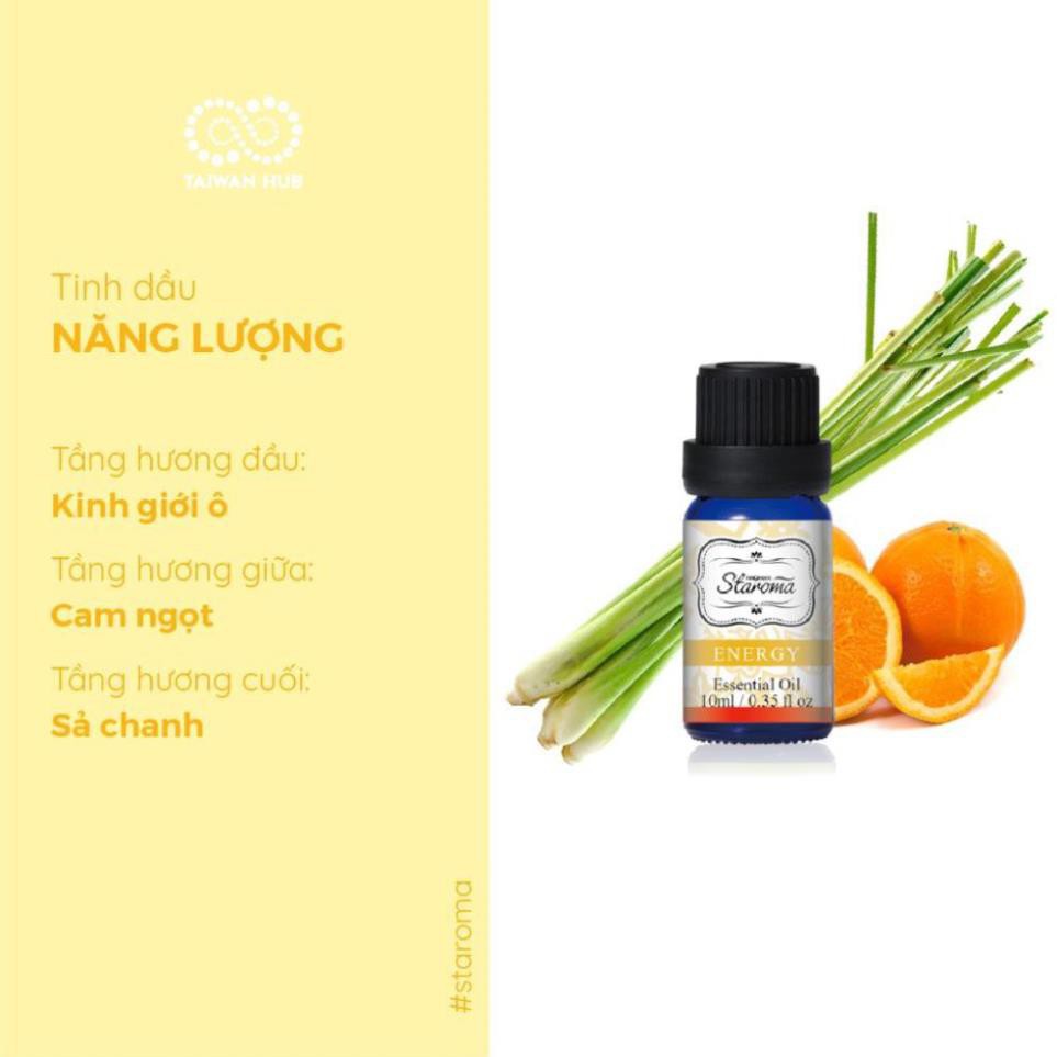 Tinh Dầu Thiên Nhiên Năng Lượng 10ml Aromate - Taiwan Hub