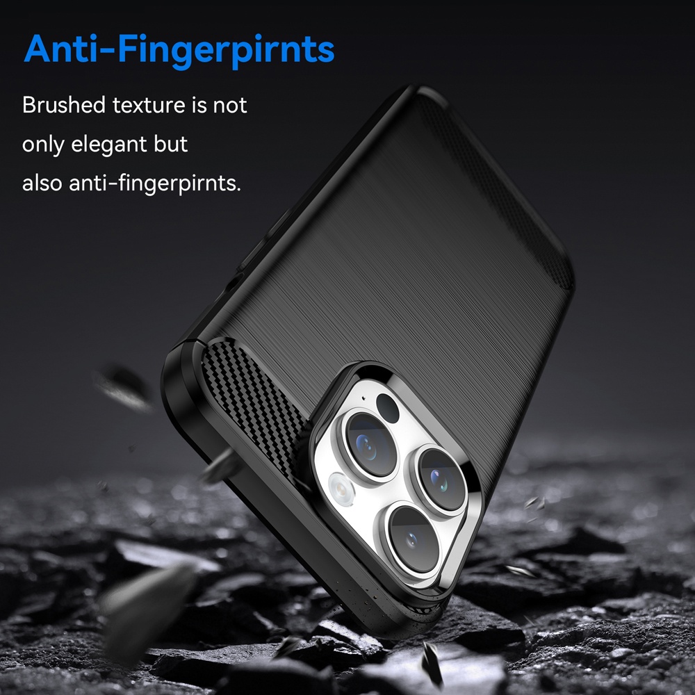 Ốp lưng iPhone X XR XS Max 6 6S 7 8 Plus 11 12 13 14 Plus 14 Pro Max Mini SE 23 Cacbon phay xước chống sốc chống vân tay