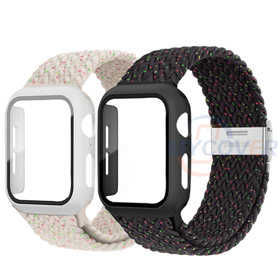 Dây Đeo Dạng Bện Cho Đồng Hồ Thông Minh Series 7 6 SE 5 4 3 2 1 Kích Thước 41mm 45mm 44mm 42mm 40mm 38mm