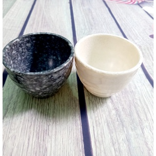 Ly / cốc nhỏ nhựa Melamine uống nước trà kiểu vân đá sang trọng dễ vệ sinh