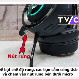 Tai nghe Gaming G-Net H7S có Rung Led 7 màu - GNET H7s