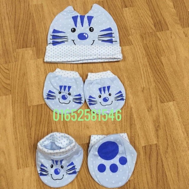 Set mũ bao tay bao chân