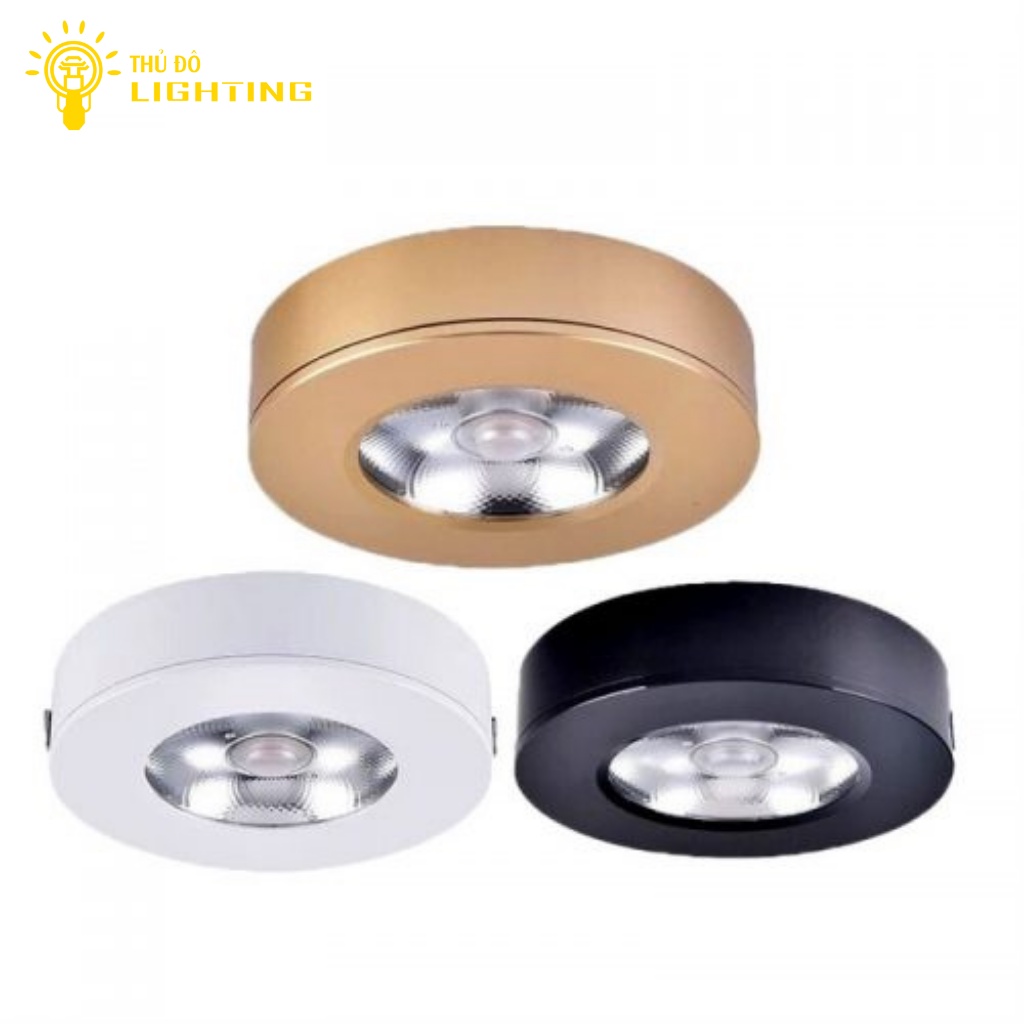 Đèn Led Trang Trí THỦ ĐÔ LIGHTING Đèn Ống Bơ Tròn Công Suất 3W