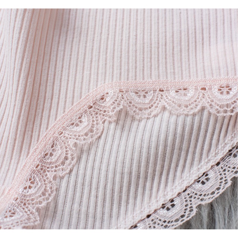 Quần Lót Nữ ❤️FREESHIP❤️ Quần Lót Nữ cotton gân tăm viền ren siêu mềm mịn thoáng mát mã 1778 | BigBuy360 - bigbuy360.vn
