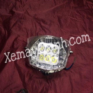 Chóa đèn led xe Wave RS 6 bóng