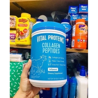 [Chỉ Bán Hàng Mỹ] Collagen Peptide Mỹ Bột Colagen Vital Prite.in Thủy Phân 680g [Sẵn][Giao Ngay]