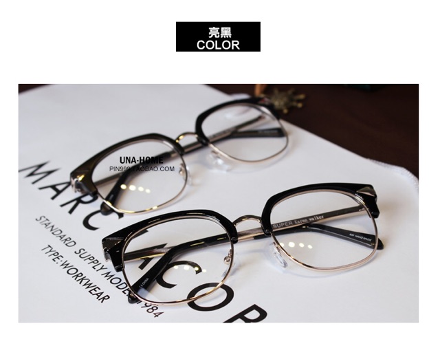 MẮT KÍNH NỬA GỌNG KÍNH GIẢ CẬN TEEN CỰC HOT | BigBuy360 - bigbuy360.vn