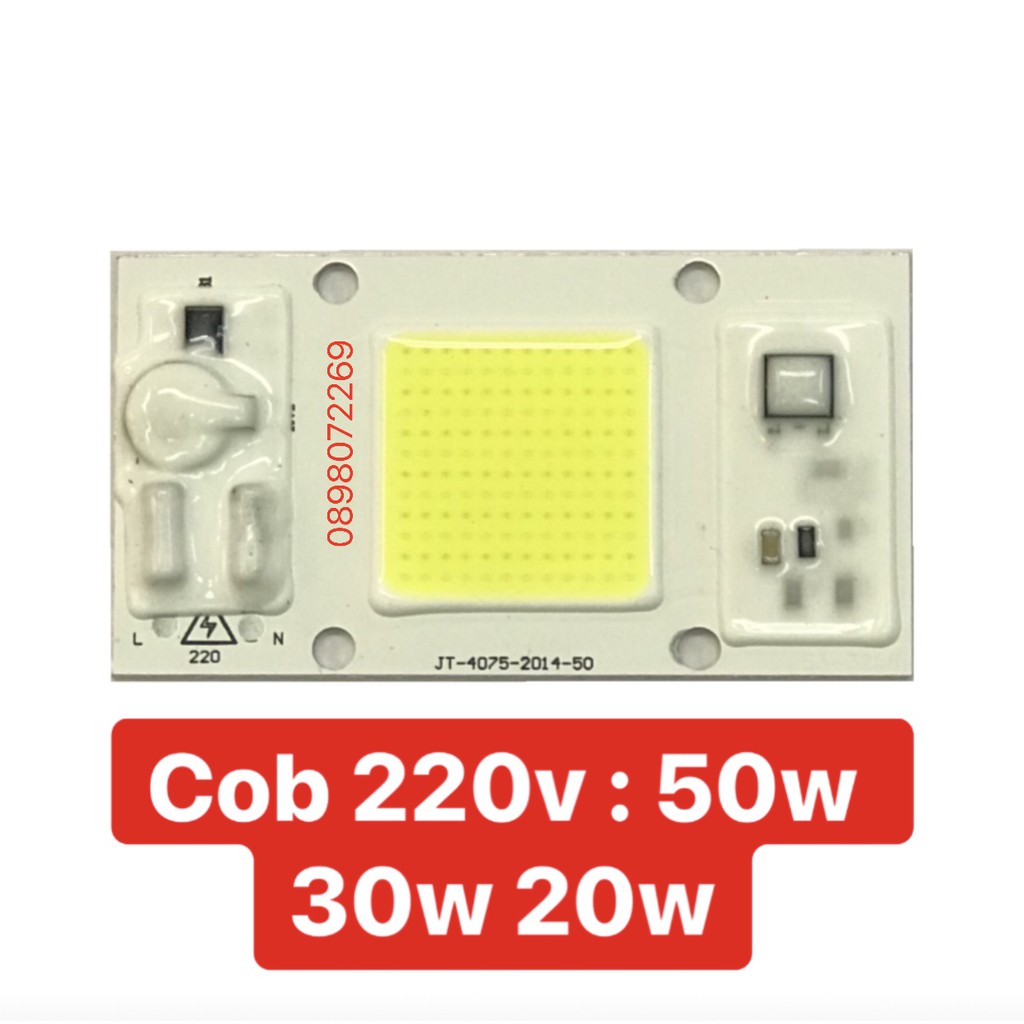 Mắt Led cob 220v 50w 30w 20w