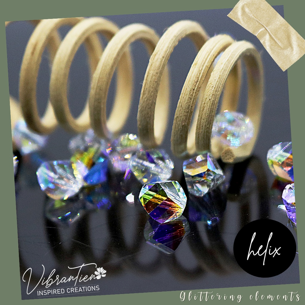 Pha lê Swarovski hạt lựu 6ly/8ly