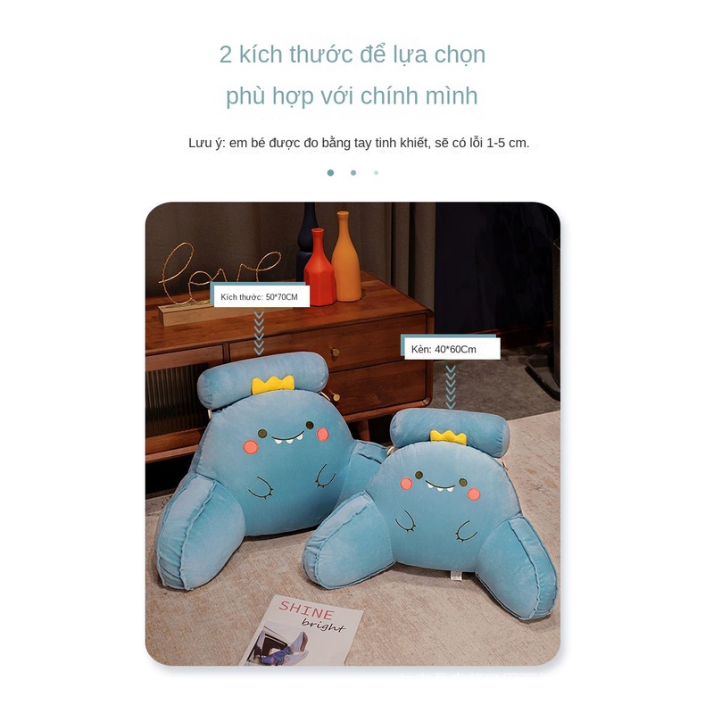 Gối Tựa Lưng Đầu Giường Bằng Vải Bông Mềm Mại Ký Túc Xá tatami Thời Trang