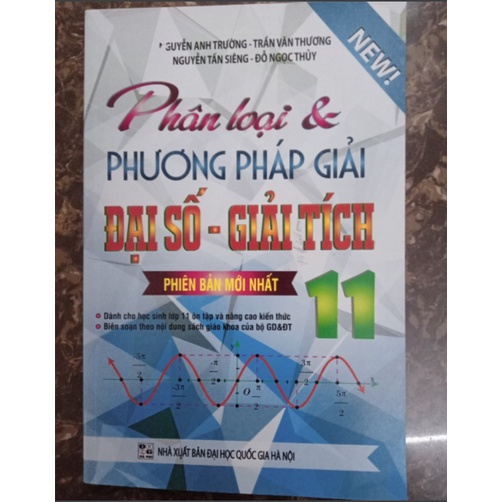 Sách - Phân loại và phương pháp giải đại số - giải tích 11