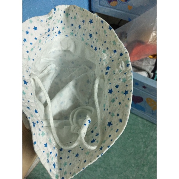 Mũ cotton Hàn siêu mềm mát cho bé 6-10kg đội 2 kiểu