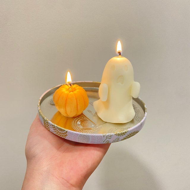 Nến Thơm Handmade Cao Cấp Hình Trái Bí Đỏ Nến Thơm Mini Siêu Đáng Yêu | Oube Candle NT10