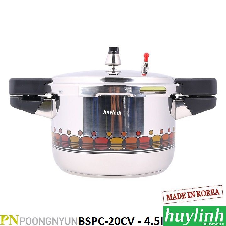 Nồi áp suất Inox PoongNyun BSPC-22CV - 4.5 lít - Made in Hàn Quốc