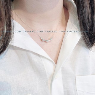VÒNG CỔ BẠC NỮ💝FREESHIP💝💝Dây chuyền 3 bi to 4 bi bé