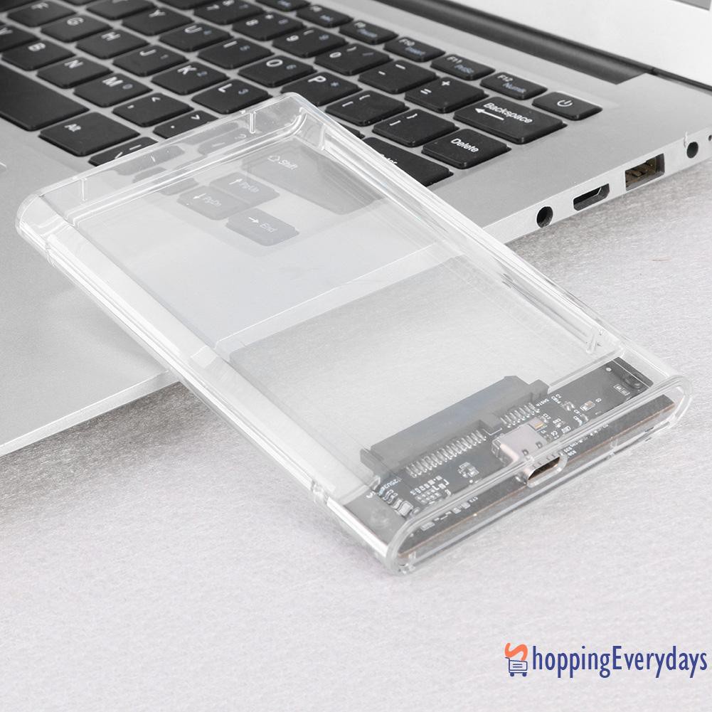 Hộp Đựng Ổ Cứng Ngoài Usb 3.1 Type-C 2.5 Inch Sata Hdd Ssd Ốp | BigBuy360 - bigbuy360.vn
