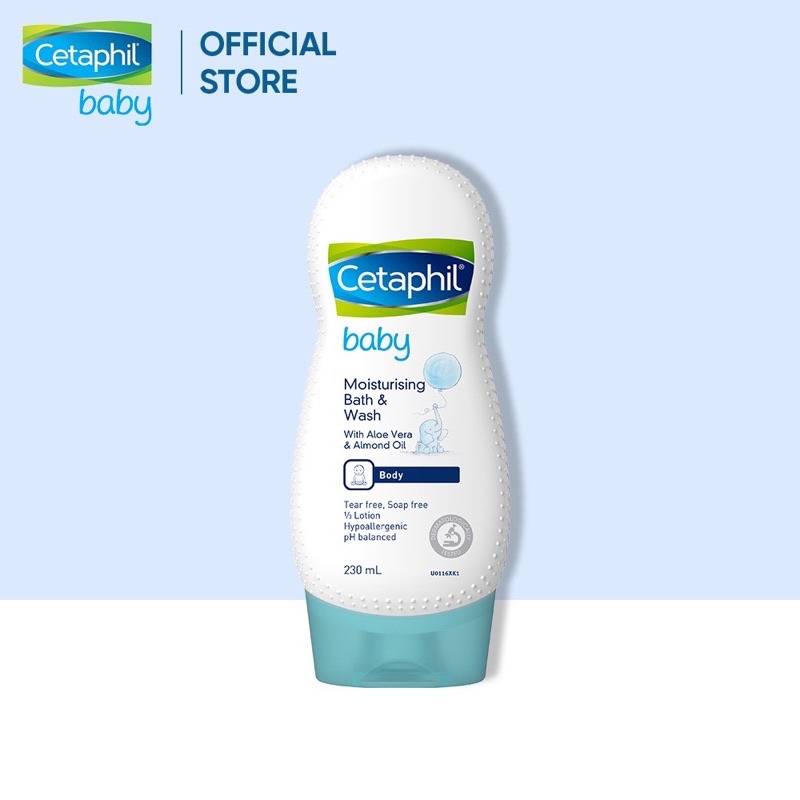 Sữa tắm dưỡng ẩm dành cho bé Cetaphil Baby Moisturizing Wash&amp;Bath 230ml